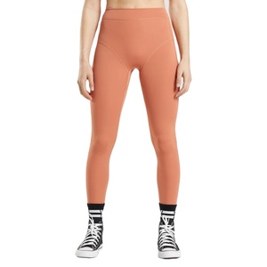 Pantalon de sport long uni pour femme, best-seller, prix abordable, matière personnalisable, respirant, séchage rapide, taille haute, pour l'entraînement - Product Image 1