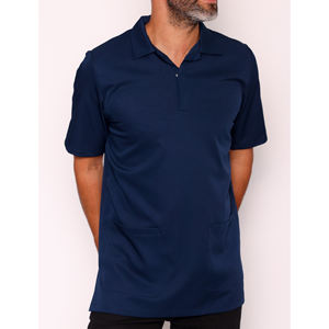 Nouvelle Tunique de Salon de Beauté Personnalisée, Uniforme Élastique pour Soins des Ongles et Spa, Blouse de Travail avec Dentelle Ajustable Tricotée pour Hommes Grandes Tailles - Product Image 2