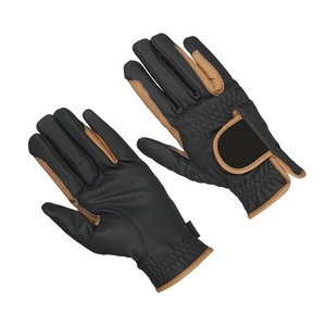 Gants d'équitation fonctionnels avec fermeture auto-agrippante, bouts des doigts renforcés, équipement d'équitation confortable pour l'extérieur - Product Image 2