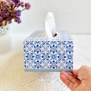 Caja de pañuelos de madera impresa para recuerdo de boda, caja de pañuelos de madera impresa para novia, para regalos personalizados, caja de accesorios al por mayor - Product Image 3