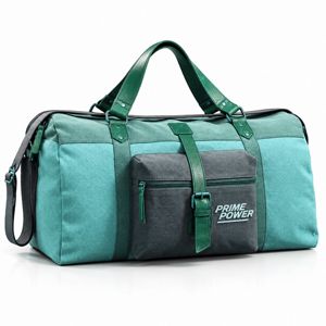 Private Label <b>Canvas</b> Duffel Bag Sports Gym Travel Bag Custom Logo Carry Handles Shoulder Strap Wholesale Seller Prime Power - Product Image 1
