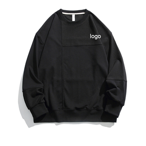 <b>Men</b> Minimalist Oversized Sweatshirt Thick Heavyweight Cotton Streetwear Crew Neck Winter <b>Pullover</b> - Product Image 1