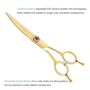 New Arrival Customized Top Design Good Quality <b>Scissors</b> 6 Inch Barber Salon Hair Cutting <b>Scissor</b> Wholesale High Quality <b>Scissors</b> - Product Image 4