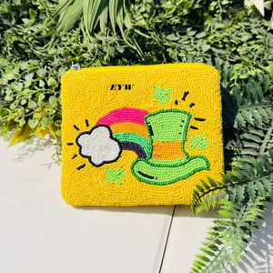 Sac fourre-tout de voyage personnalisé avec perles de verre colorées et logo, motif floral brodé, idéal comme cadeau promotionnel - Product Image 6