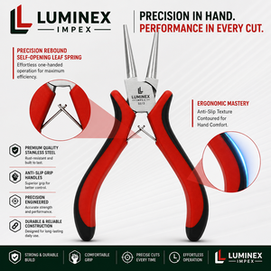 <b>Long</b> <b>Nose</b> Stainless Steel Lightweight Jewelry Making Pliers - Product Image 1