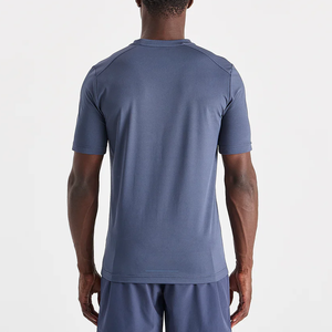 Summer Casual Streetwear Shorts <b>Set</b> Custom Printed <b>Spray</b> Dyed Quick Dry Workout Fitness Tee Custom Logo Men's Gym Regular Fit - Product Image 2