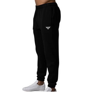 Mens Cotton Fleece Mid <b>Lightweight</b> <b>Jogger</b> Sweatpants Elastic Drawstring Casual Sports Gym OEM Service Custom Brand Custom Logo - Product Image 3