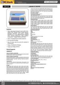 Testeur IC analogique de meilleure qualité par kitek modèle no dict 05 testeur linéaire IC laboratoire de circuit analogique - Product Image 5