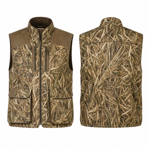 Gilet de chasse camouflage pour homme MEGAMAPLE, softshell, manches longues, respirant, polyester, décontracté, pour l'été, usage extérieur, imprimé numérique - Product Image 1