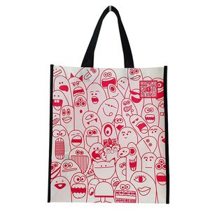 Bolsa de Compras Promocional de PP Tejido Laminado Reciclado con Impresión Personalizada y Doble Asa - Product Image 2