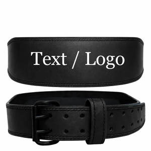 Ceinture de musculation en cuir personnalisée – Ceinture de musculation et de powerlifting haut de gamme, ceinture de fitness en cuir sur mesure - Product Image 2
