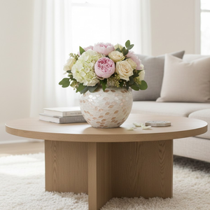 Vase Moderne en Nacre à Motif Feuilles, Style Mariage, Fabriqué au Vietnam (Vente en Gros) - Product Image 4