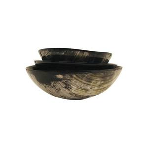 Cuenco y Bandeja de Cuerno de Buey Pulido Hechos a Mano en India, Ecológicos, Duraderos, Ligeros, Aptos para Lavavajillas, Estilo Rústico para Fiestas - Product Image 6