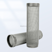Filter Silinder Jaring Anyaman Kustom 304 316, Tabung Filter, Kartrid Filter, Dapat Digunakan Kembali, Untuk Pemolesan Elektrolit, Air Limbah Kimia