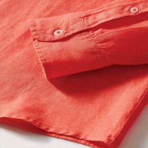 Chemises pour hommes en flanelle à carreaux, manches longues, respirantes, 100% coton, streetwear décontracté, haute qualité, logo personnalisé, vente en gros - Product Image 3