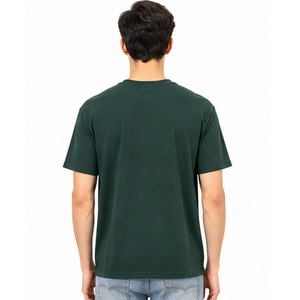T-shirt en coton pour homme, doux, respirant, confortable, léger, col rond, manches courtes, personnalisable, fournisseur de vêtements OEM ODM - Product Image 2