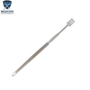 ตะขอเกี่ยวเนื้อเยื่อสแตนเลสแบบมืออาชีพ  สามง่าม เครื่องมือผ่าตัดสำหรับการจัดการเนื้อเยื่ออ่อน  ใช้ในงานศัลยกรรมพลาสติกและหู คอ จมูก - Product Image 5