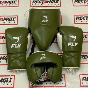 Ensemble de boxe et de kickboxing professionnel de qualité supérieure avec logo personnalisé, dernier modèle, super confortable, en cuir professionnel - Product Image 6