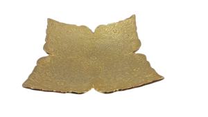 Tazón de Metal Pulido Minimalista Ecológico Chapado en Oro de 24 Quilates para Servir Frutos Secos o para Regalar - Product Image 5