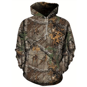 Sweat-shirts de chasse d'hiver modernes pour hommes – Pulls doux, chauds, confortables et respirants pour activités de plein air – Personnalisables - Product Image 1