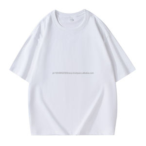 Spring hot sale loose solid colour big size T shirt can <b>be</b> customized logo Latest T-shirt - Product Image 1