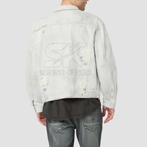 Vestes en jean pour hommes, design personnalisé, best-seller, couleur unie, vêtements décontractés, prix raisonnable, veste d'hiver pour hommes - Product Image 2