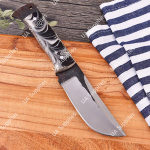 Couteau de chasse et de survie moderne en acier Damas 1095, forgé à la main, à lame pleine, professionnel, pour camping et bushcraft, personnalisable OEM/OBM - Product Image 3