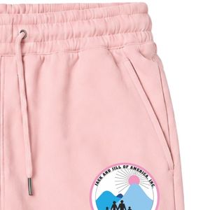 Pantalon de jogging en molleton rose avec écusson brodé Jack & Jill, taille élastique avec cordon de serrage, poches latérales et bordure côtelée - Product Image 4