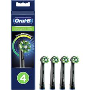 Cabezales de repuesto para cepillo de dientes eléctrico Oral-B CrossAction, paquete de 4, color negro, para uso doméstico y exterior, manual USB - Product Image 3