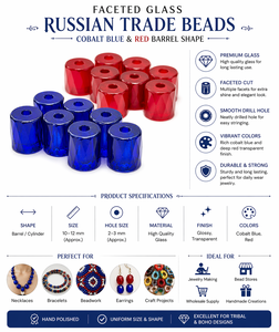 Cuentas de Vidrio Facetadas Rusas, Color Azul Cobalto y Negro, Corte Pera y Redondo, Sueltas, en Caja, para Fabricación de Joyería, Suministro al por Mayor - Product Image 6