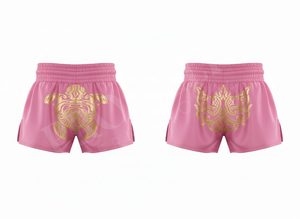 Shorts de boxe en satin pour hommes, Muay Thai professionnel, MMA, logo personnalisé brodé, entraînement d'arts martiaux, shorts souples et durables pour hommes - Product Image 4