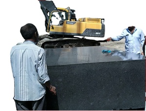 Indian <b>Granite</b> Block All Natural Stone Modern Brushed Finish for Outdoor & Exterior Use <b>Granite</b> Countertops Vanity Tops - Product Image 2