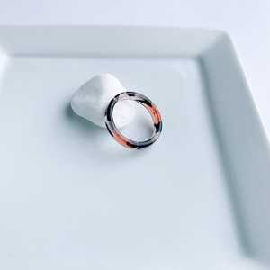 Anillo de Resina en Tono Ámbar, Anillo Ovalado de Moda, Joyería Vintage para Mujer, por MN EXPOTRS - Product Image 4