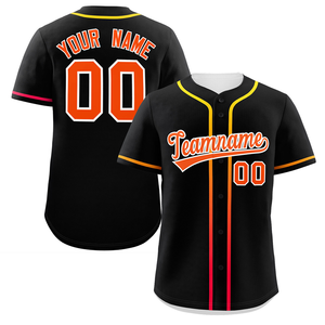 Custom Baseball Jersey Short Sleeve Button Up Team Uniform Custom <b>Name</b> Sports Wear OEM ODM Manufacturer Wholesale Bulk - Product Image 2