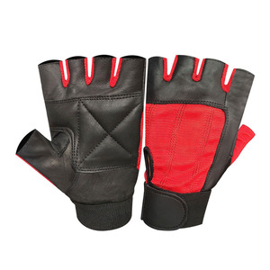 Customize Leather Made Highly Protective Hand Mittens Ideal For Workout Training Fitness Gym Wear High Quality Gym <b>Gloves</b> - Product Image 1