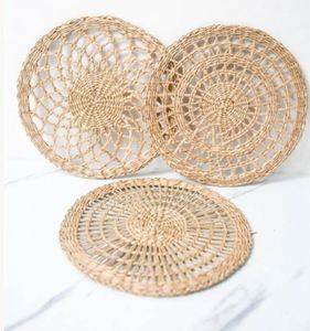 Set de table en jonc de mer tressé à la main, naturel, écologique, personnalisable, vente en gros, fabricant et fournisseur vietnamien - Product Image 6