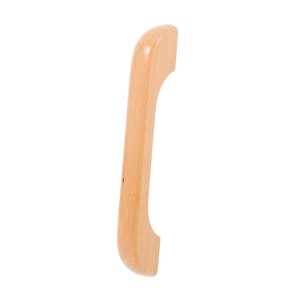 Elegante mango curvo en forma de S de madera de olmo |   Tiradores de Madera para Cajones al por Mayor - Product Image 2