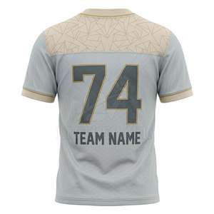 Maillot de football américain pour hommes le plus vendu – Tenue de sport personnalisée pour équipe, tissu respirant, design athlétique élégant, short de match - Product Image 2