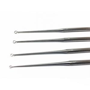 Curetas BUCK EAR de 16 cm, Instrumentos Quirúrgicos Ortopédicos Manuales para ORL, Miringotomía, Otología, Instrumentos Rectos Afilados/Amortiguados - Product Image 2