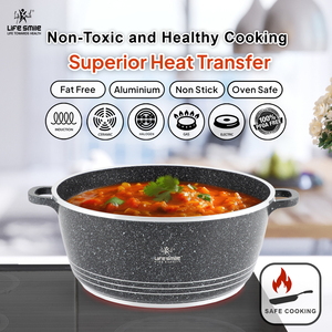 Classic Design 6-Piece <b>Cookware</b> <b>Set</b> with Multi-Layer Granite Non-Stick Coating - Product Image 5