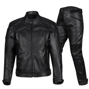 Traje de Carreras de Cuero de Alta Gama, Chaqueta y Pantalones de Motociclismo Impermeables, de Secado Rápido, Personalizables, para Aventuras al Aire Libre - Product Image 1