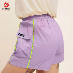 Shorts Deportivos de Cintura Alta para Mujer con Bolsillos, Shorts Casuales para Fitness, Yoga y Gimnasio - Product Image 2