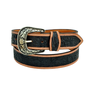 Handcrafted Genuine Leather Western <b>Belt</b> for Men Tooled Leather Design OEM Wholesale Supplier - Product Image 1