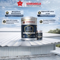 STARSHIELD Star Cool Shield, Revestimiento Líquido Reflectante Resistente al Calor a Base de Poliuretano de Dos Componentes para Metal