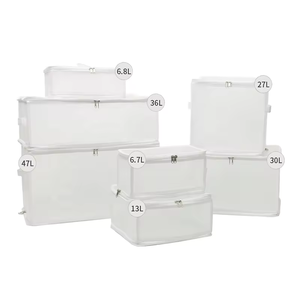 Foldable Clothing Organizer <b>Storage</b> <b>Box</b> 50x35x36cm Rectangular Non-Woven Fabric Closet Neatening Bin 20-35L Capacity - Product Image 4