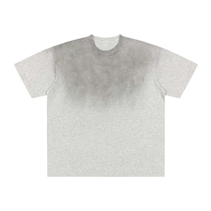 T-shirt Homme Oversize Vintage Streetwear Personnalisable 260 Grammes Coton Épais Délavé à l'Acide Styles Neige - Product Image 6