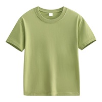 T-shirt pour garçons en coton à manches courtes, personnalisé avec logo brodé, doux, respirant et confortable, fabriqué en Chine par BD Factory EM.