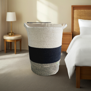 ตะกร้าผ้าปอกระเจาสำหรับใส่เสื้อผ้าจากบังคลาเทศสีและดีไซน์ตามสั่งสำหรับสิ่งอำนวยความสะดวกในโรงแรม - Product Image 5