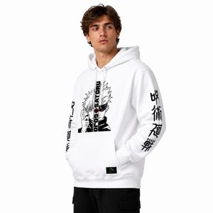 เสื้อฮู้ดลายการ์ตูนอนิเมะแบบกำหนดเองสำหรับผู้ชาย เสื้อสเวตเชิ้ตผ้าฟลีซสไตล์ญี่ปุ่น สตรีทแวร์ โรงงาน OEM ขายส่ง - Product Image 3