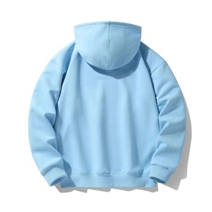 Sudaderas con Capucha para Hombre de Alta Calidad, Personalizadas, 100% Algodón, Forro Polar de Invierno, Teñidas, Ligeras, Servicio OEM - Product Image 2